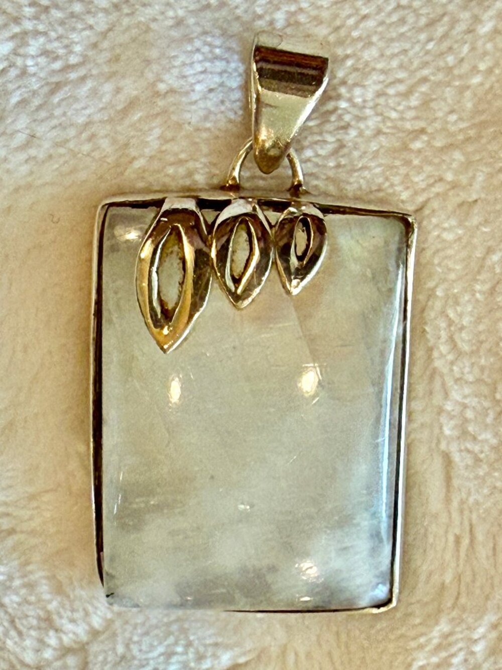 Silver Moonstone Pendant